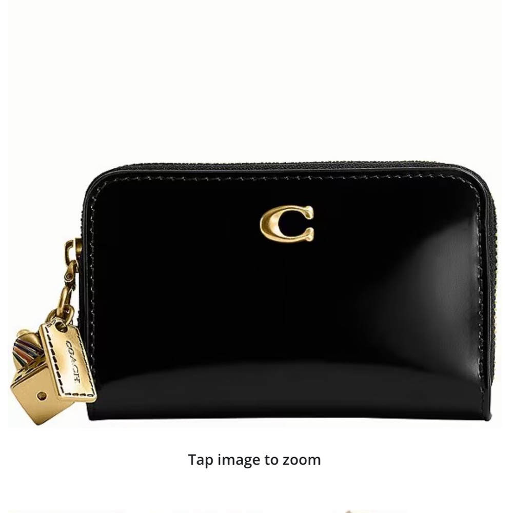 Coach Essential Small Zip Around Wallet with Charms